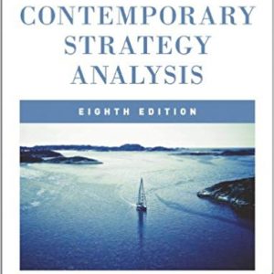 Testbook Solutions Contemporary Strategy Analysis Text and Cases 8th Edition by Robert M. Grant