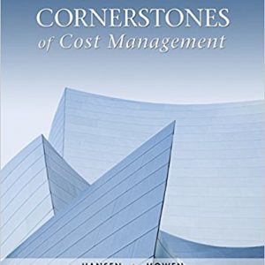 Testbook Solutions Cornerstones of Cost Management 4th Edition Don Hansen