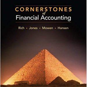 Solutions Manual for Cornerstones of Financial Accounting 1st Canadian Edition by Jay Rich