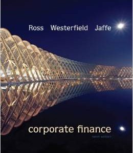 Testbook Solutions Corporate Finance 10th Edition Stephen Ross