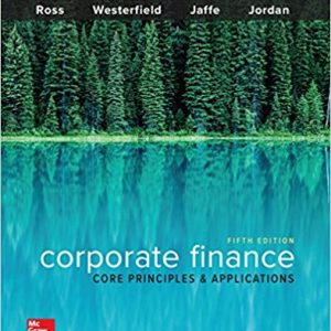 Testbook Solutions Corporate Finance Core Principles and Applications 5th Ediiton by Stephen A. Ross