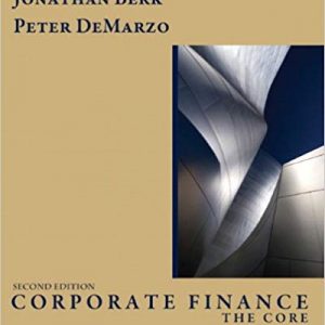 Testbook Solutions Corporate Finance The Core 2nd Edition by Jonathan Berk