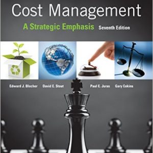 Testbook Solutions Cost Management A Strategic Emphasis 7th Edition Edward Blocher