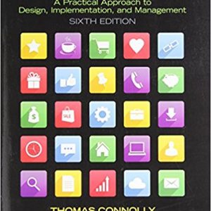 Testbook Solutions Database Systems A Practical Approach to Design Implementation and Management 6th Edition by Thomas M. Connolly