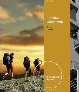 Testbook Solutions Effective Leadership 5th Edition Robert Lussier