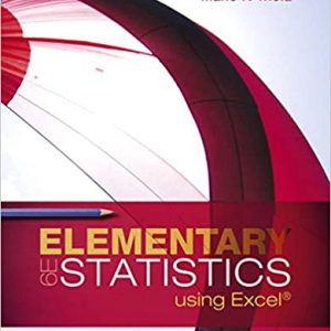 Solution Manual Elementary Statistics Using Excel 6th Edition by Mario F. Triola