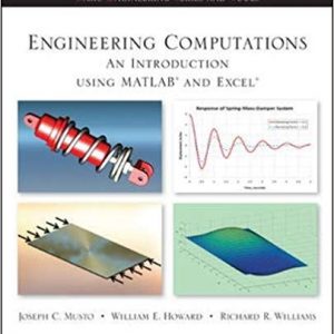 Solutions Manual for Engineering Computation An Introduction Using MATLAB and Excel 1st Edition by Joseph Musto