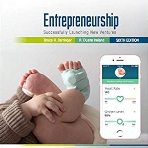 Testbook Solutions Entrepreneurship Successfully Launching New Ventures 6th Edition by Bruce R. Barringer