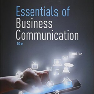 Testbook Solutions Essentials of Business Communication 10th Edition Mary Ellen Guffey