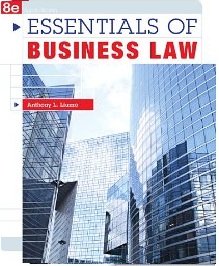 Testbook Solutions Essentials of Business Law 8th Edition Anthony Liuzzo