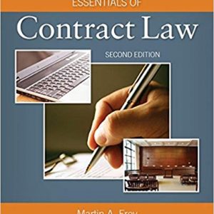 Testbook Solutions Essentials of Contract Law 2nd Edition by Martin A. Frey