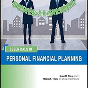 Solution Manual Essentials of Personal Financial Planning AICPA 1st Edition by Susan M. Tillery