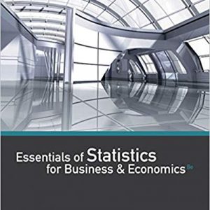 Testbook Solutions Essentials of Statistics for Business and Economics 8th Edition by David R. Anderson