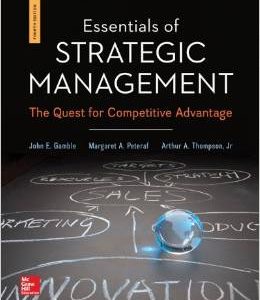 Testbook Solutions Essentials of Strategic Management The Quest for Competitive Advantage 4th Edition John Gamble