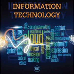 Solutions Manual for Ethics in Information Technology 5th Edition by George W. Reynolds