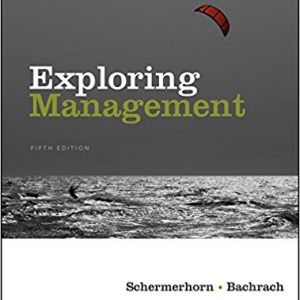 Testbook Solutions Exploring Management 5th Edition John Schermerhorn