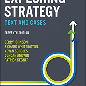 Testbook Solutions Exploring Strategy Text and Cases 11th Edition Gerry Johnson