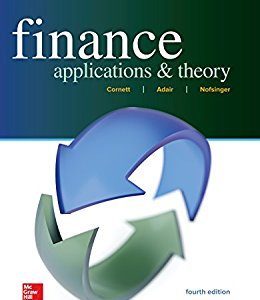 Testbook Solutions Finance Applications and Theory 4th Edition by Marcia Cornett