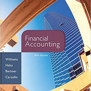 Solution Manual Financial Accounting 16th Edition 16th Edition by Jan Williams