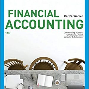 Solution Manual Financial Accounting 16th Edition by Carl S. Warren