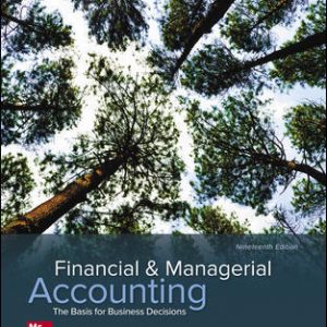 Solution Manual Financial and Managerial Accounting 19th Edition by Jan Williams