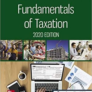 Solution Manual Fundamentals of Taxation 2020 Edition 13th Edition by Ana M. Cruz