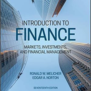 Solution Manual Introduction to Finance Markets Investments and Financial Management 17th Edition by Ronald W. Melicher