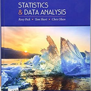 Solution Manual Introduction to Statistics and Data Analysis 6th Edition by Roxy Peck