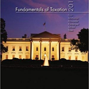 Testbook Solutions MP Fundamentals of Taxation 2014 Edition 7th Edition by Ana Cruz