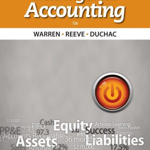 Testbook Solutions Managerial Accounting 12th Edition Carl Warren