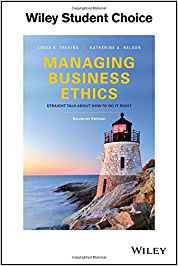 Testbook Solutions Managing Business Ethics Straight Talk about How to Do It Right 7th Edition Trevino