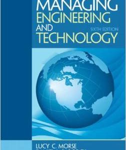 Testbook Solutions Managing Engineering and Technology 6th Edition Lucy Morse