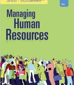 Testbook Solutions Managing Human Resources 16th Edition Scott Snell