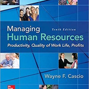 Testbook Solutions Managing Human Resources Productivity Quality of Work Life Profits 10th Edition by Wayne Cascio