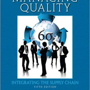 Testbook Solutions Managing Quality Integrating the Supply Chain 5th Edition by S. Thomas Foster