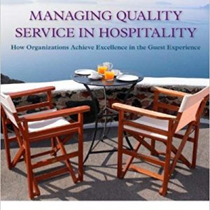 Testbook Solutions Managing Quality Service In Hospitality 1st Edition by Robert C. Ford