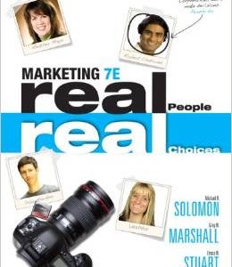 Testbook Solutions Marketing Real People Real Choices 7th Edition Michael Solomon