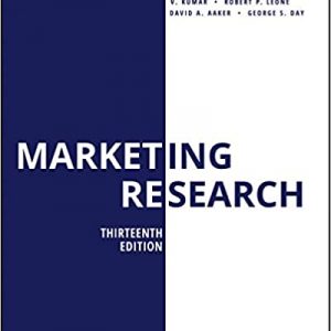 Solution Manual Marketing Research 13th Edition by V. Kumar