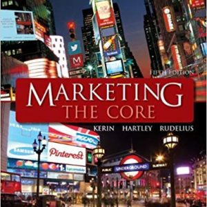 Solutions Manual for Marketing The Core 5th Edition by Roger A. Kerin