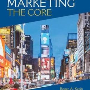 Solution Manual Marketing The Core 8th Edition by Roger A. Kerin