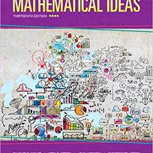 Solutions Manual for Mathematical Ideas 13th Edition by Charles D. Miller