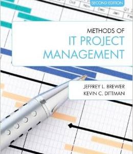 Testbook Solutions Methods of IT Project Management 2nd Edition Jeffrey Brewer Kevin Dittman