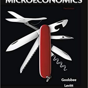 Solution Manual Microeconomics 3rd Edition by Austan Goolsbee