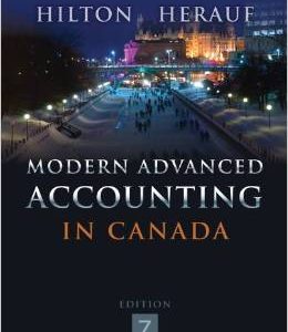 Testbook Solutions Modern Advanced Accounting in Canada 7th Edition Murray Hilton