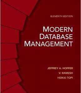 Testbook Solutions Modern Database Management 11th Edition Jeffrey Hoffer