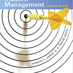 Solution Manual Modern Management Concepts and Skills 15th Edition by Samuel C. Certo