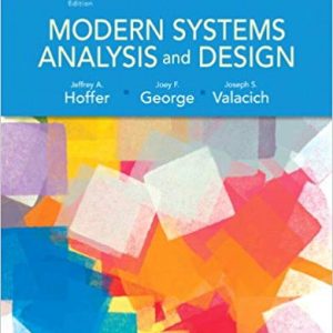 Solutions Manual for Modern Systems Analysis and Design 7th Edition by Jeffrey A. Hoffer