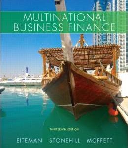 Testbook Solutions Multinational Business Finance 13th Edition David Eiteman