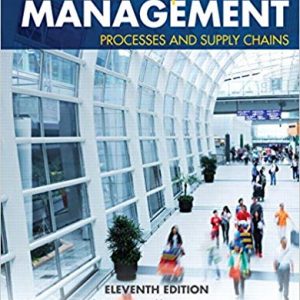 Testbook Solutions Operations Management Processes and Supply Chains 11th Edition by Lee J. Krajewski