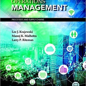 Testbook Solutions Operations Management Processes and Supply Chains 12th Edition by Lee J. Krajewski